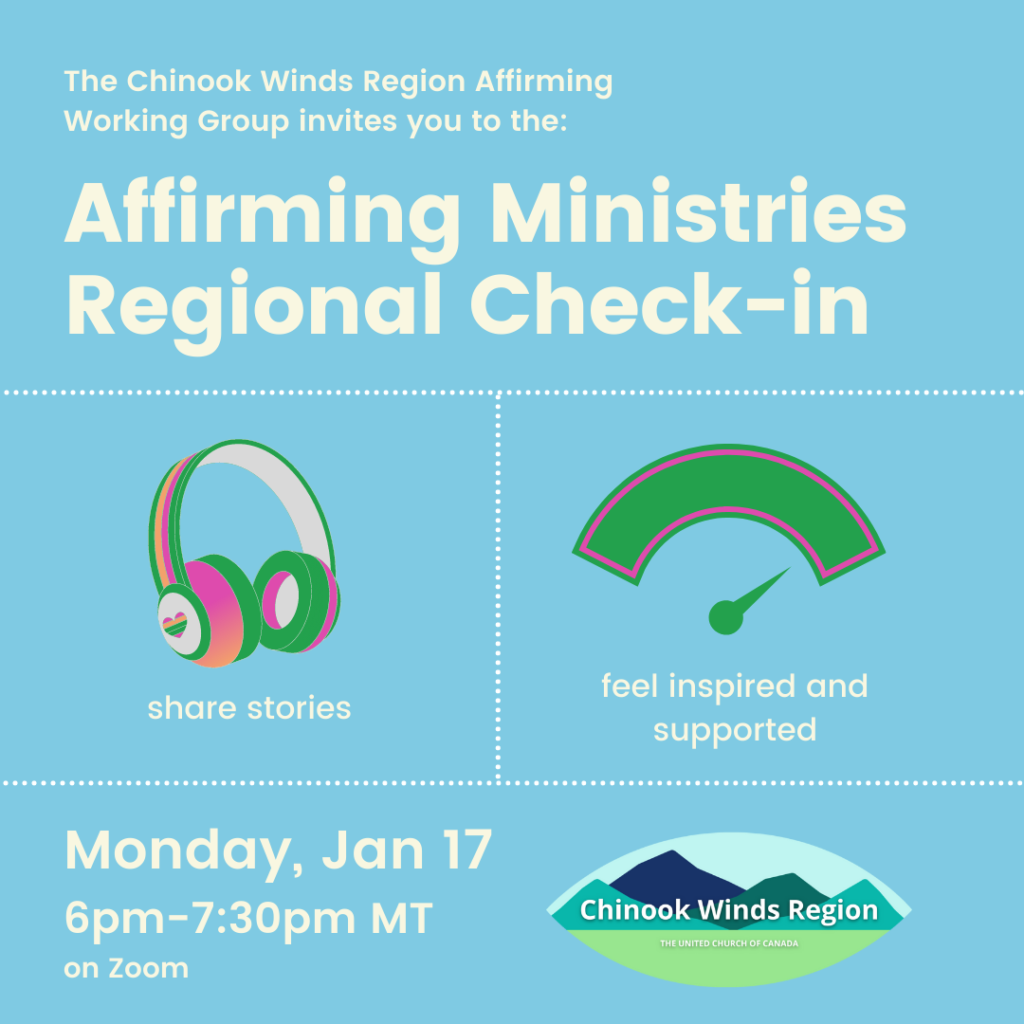 Chinook Winds Affirming Check in January 2022